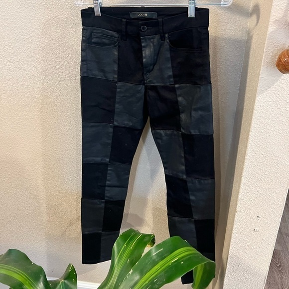 Joe's Jeans Kathy Checkered Skinny Ankle Jeans Black and Gray - Picture 2 of 7